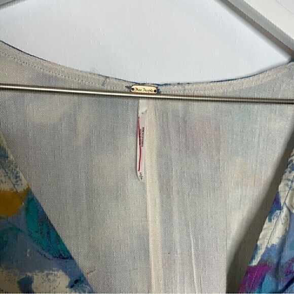 Free People Freddy Tie Floral Mini Dress - Picture 5 of 6